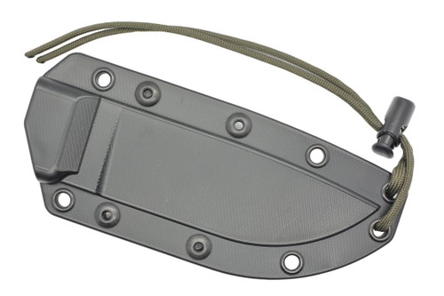 ESEE Knives 4 - 4PB-008 - 1095 Carbon Steel Black Blade - Blue and Black G10 3D Handle - Black Sheath ESEE Knives 4 - 4PB-008 - 1095 Carbon Steel Black Blade - Blue and Black G10 3D Handle - Black Sheath