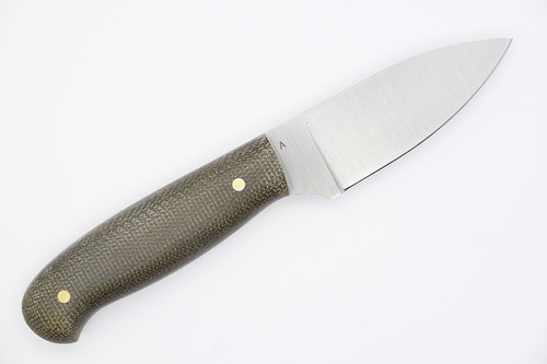 LT Wright Knives Patriot - Flat Grind - Green Canvas Micarta Handle - Matte Finish LT Wright Knives Patriot - Flat Grind - Green Canvas Micarta Handle - Matte Finish