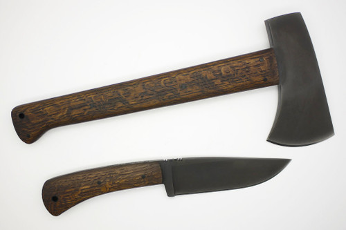 Winkler Knives - Highland Hatchet and Highland Hunter Matching Serial Numbers Set - Limited Edition - Serial Number 14