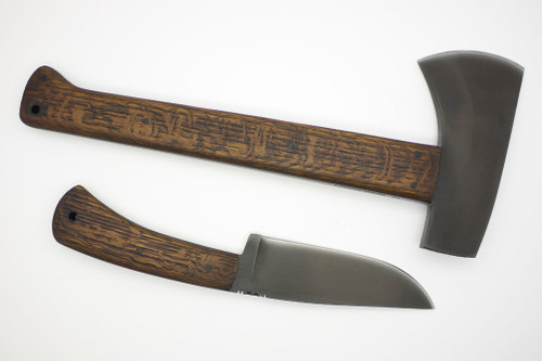 Winkler Knives - Highland Hatchet and Highland Hunter Matching Serial Numbers Set - Limited Edition - Serial Number 16
