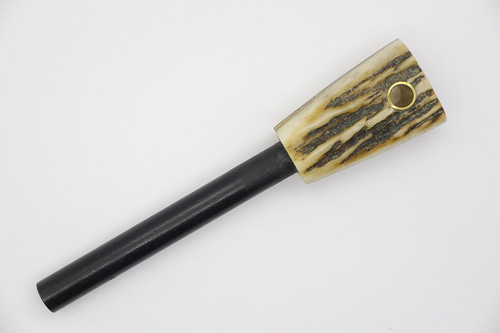 LT Wright Knives Firesteel - Sambar Stag Handle - 2 / FREE Black Liner!