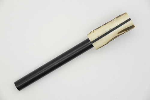 LT Wright Knives Firesteel - Sambar Stag Handle - 6 / FREE Black Liner!