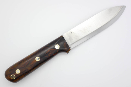 LT Wright Knives Gen 5 - A2 Steel - Scandi Grind - Desert Ironwood - Polished Finish - 1 / FREE Black Liners! LT Wright Knives Gen 5 - A2 Steel - Scandi Grind - Desert Ironwood - Polished Finish - 1 / FREE Black Liners!