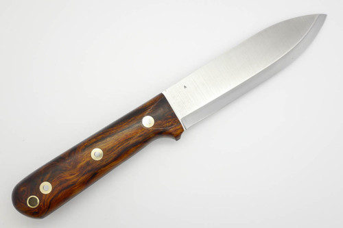 LT Wright Knives Gen 5 - A2 Steel - Scandi Grind - Desert Ironwood - Polished Finish - 5 / FREE Black Liners! LT Wright Knives Gen 5 - A2 Steel - Scandi Grind - Desert Ironwood - Polished Finish - 5 / FREE Black Liners!
