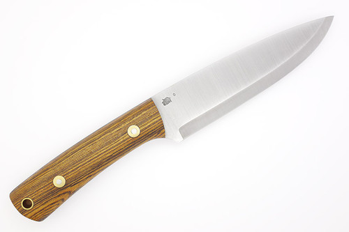 LT Wright Knives Gary Wines Bushcraft Hunter - Scandi Grind - Bocote Handle - Matte Finish / FREE Black Liners! - 2