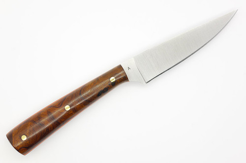 LT Wright Knives Coyote - A2 Steel - Flat Grind - Desert Ironwood Handle - Orange Liners - 3 LT Wright Knives Coyote - A2 Steel - Flat Grind - Desert Ironwood Handle - Orange Liners - 3