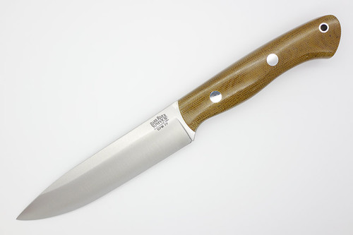 Bark River Knives Aurora II - CPM 3V Steel - Natural Canvas Micarta Handle