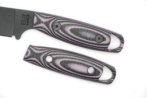 TKC: EXTENDED Handle for Becker BK14, 24 - Lavender & Black G10 TKC: EXTENDED Handle for Becker BK14, 24 - Lavender & Black G10