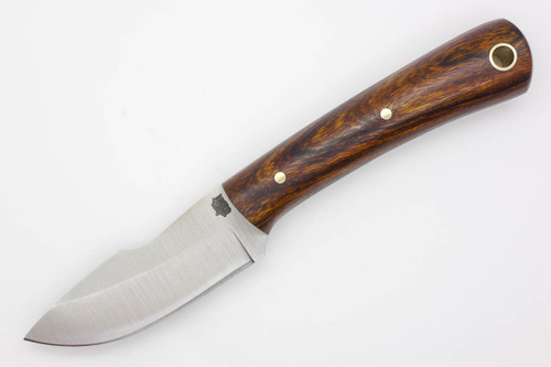 LT Wright Knives Second Amendment - D2 Steel - Saber Grind -Desert Ironwood - Black Liners - Polished Finish - 1 - CHRISTMAS SPECIAL - FREE Softcase and Extra Discount!