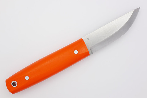 LT Wright Knives Pronghorn - O1 Steel - Scandi Grind - Orange G10 Handle - Matte Finish