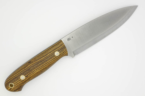 LT Wright Knives Sospes - Scandi Grind - Bocote - Black Liners - 3 / FREE BLACK LINERS!