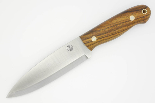 LT Wright Knives Sospes - Scandi Grind - Bocote - Black Liners - 4 / FREE BLACK LINERS!