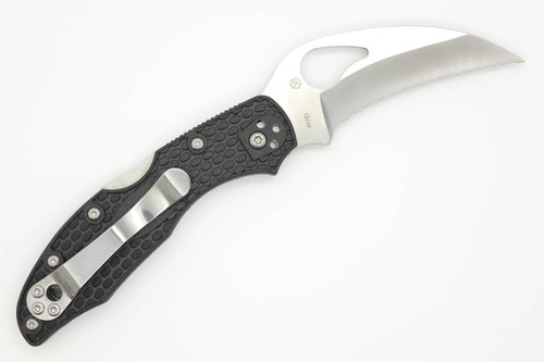 Spyderco Meadowlark Hawkbill - BY22SBK - Folding Knife - 8Cr13MoV Stainless Steel Blade - Black Fiberglass Reinforced Handle