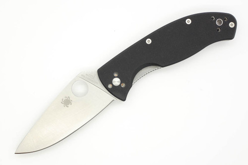 Spyderco Tenacious - C122GP - Folding Knife - Satin 8Cr13MoV Stainless Steel Blade - Black G10 Handle