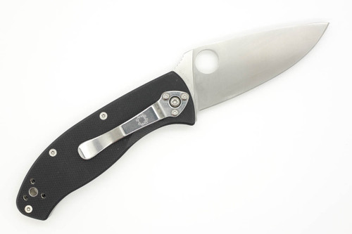 Spyderco Tenacious - C122GP - Folding Knife - Satin 8Cr13MoV Stainless Steel Blade - Black G10 Handle Spyderco Tenacious - C122GP - Folding Knife - Satin 8Cr13MoV Stainless Steel Blade - Black G10 Handle