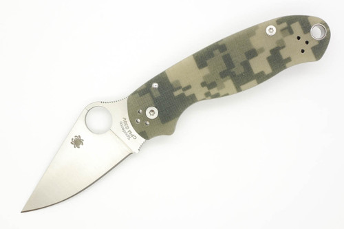 Spyderco Para 3 Compression Lock - C223GPCMO - Folding Knife - 3" Satin CPM-S30V Stainless Steel Blade - Digi Camo G10 Handle