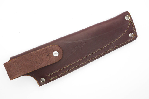 Hand Tooled Leather Knife Sheath-custom-initials-choose Color-5 Inch Blade  Holster-hunting Tool-gift for Him 