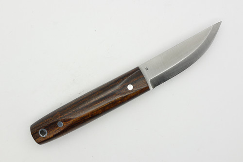 LT Wright Knives Pronghorn - O1 Steel - Scandi Grind - Desert Ironwood Handle - Polished Finish - 3 - FREE Black Liners!