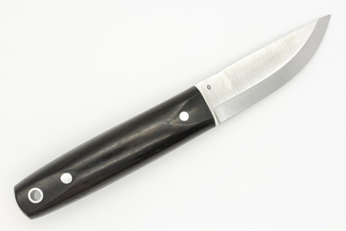 LT Wright Knives Pronghorn - O1 Steel - Scandi Grind - African Blackwood Handle - Polished Finish - 2 - FREE Black Liners!
