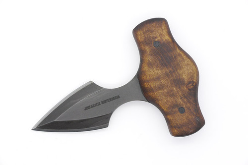 Winkler Knives - Push Dagger - 80CRV2 Steel - Full Double Edge - Maple Handle