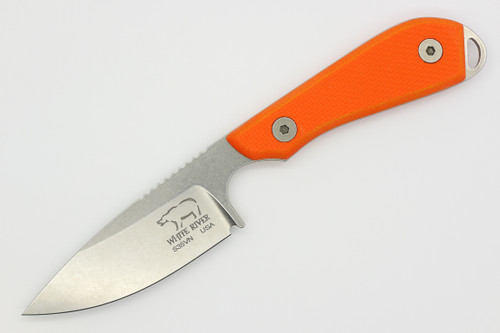 White River Knives M1 Backpacker Pro - Orange G10 Handle