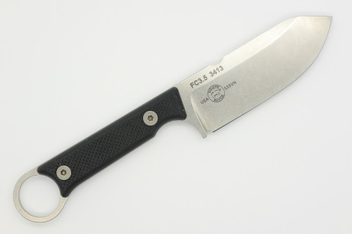 White River Knives Firecraft FC 3.5 Pro - Black G10 Handle White River Knives Firecraft FC 3.5 Pro - Black G10 Handle