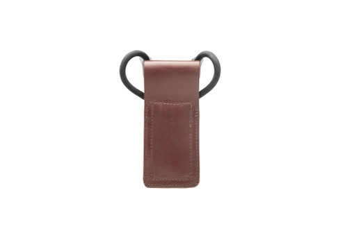 TOPS Leather Bushcraft Pouch  Brown SHL-LBP-01 - Knifeworks