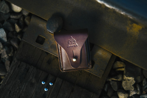 TOPS Knives: Leather Bushcraft Pouch