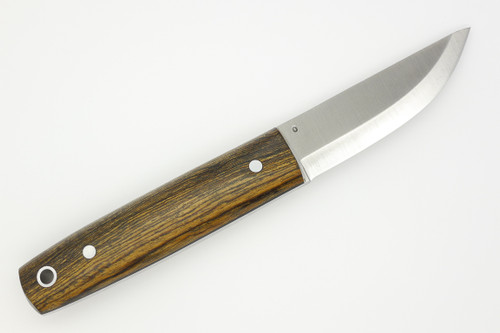 LT Wright Knives Pronghorn - O1 Steel - Scandi Grind - Bocote Handle - Matte Finish - 3 - FREE Black Liners!