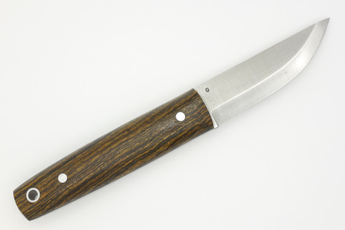 LT Wright Knives Pronghorn - O1 Steel - Scandi Grind - Bocote Handle - Matte Finish - 4 - FREE Black Liners!