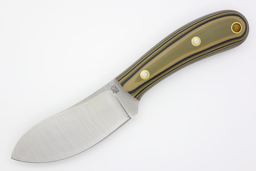 LT Wright Knives Camp MUK - Flat Grind - 3V Steel - Camo G10 - Matte Finish