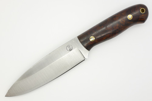 LT Wright Knives Sospes - O1 Steel - Saber Grind - Desert Ironwood - Black Liners - 5 / FREE LINERS!