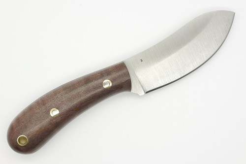 LT Wright Knives Camp MUK - Saber Grind - 3V Steel - Dark Curly Maple - Polished Finish - FREE Black Liners! - 4 LT Wright Knives Camp MUK - Saber Grind - 3V Steel - Dark Curly Maple - Polished Finish - FREE Black Liners! - 4