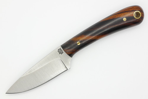 LT Wright Knives Frontier Valley  - A2 Steel - Saber Grind - Desert Ironwood Handle  - FREE Black Liners - 3