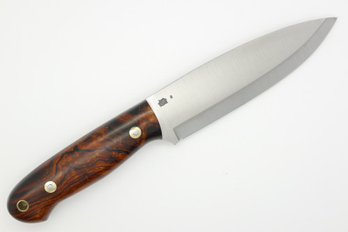 LT Wright Knives Sospes - O1 Steel - Scandi Grind - Desert Ironwood - 2 / FREE BLACK LINERS!