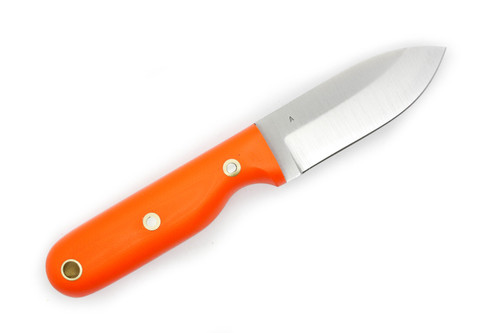 LT Wright Knives Bushbaby - A2 - Saber Grind - Orange G10 - Matte Finish