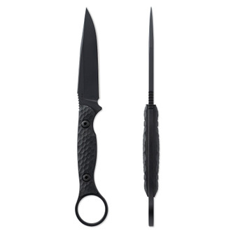 Toor Knives: Anaconda - CPM S35vn Steel - Shadow Black G10 Handle, Kydex Sheath