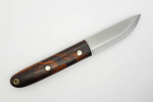 LT Wright Knives BoatTail Scandi - A2 Steel - Desert Ironwood - Black Liners - 4 LT Wright Knives BoatTail Scandi - A2 Steel - Desert Ironwood - Black Liners - 4