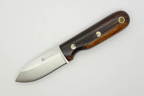 LT Wright Knives Bushbaby - Saber Grind - A2 Steel - Desert Ironwood - Black Liners - 2 / FREE BLACK LINERS!