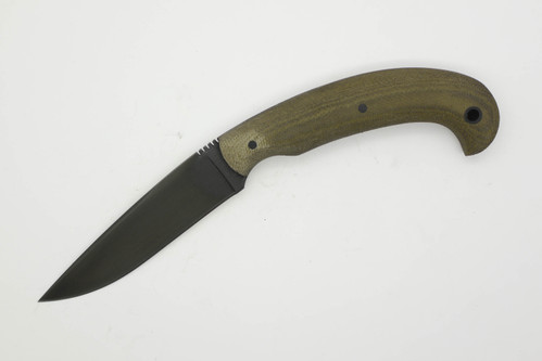 Winkler Knives - Contingency - 80CRV2 Steel - Flat Grind - Green Laminate Handle - Tapered Tang Winkler Knives - Contingency - 80CRV2 Steel - Flat Grind - Green Laminate Handle - Tapered Tang