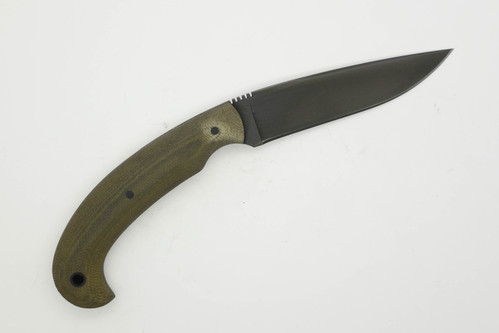 Winkler Knives - Contingency - 80CRV2 Steel - Flat Grind - Green Laminate Handle - Tapered Tang Winkler Knives - Contingency - 80CRV2 Steel - Flat Grind - Green Laminate Handle - Tapered Tang