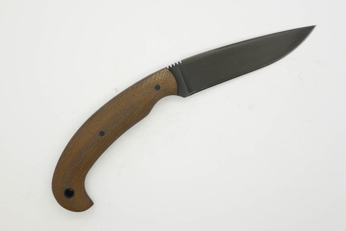 Winkler Knives - Contingency - 80CRV2 Steel - Flat Grind - Tan Laminate Handle - Tapered Tang