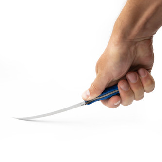 Toor Knives: Avalon - CPM 154 Steel - Leviathan Blue G10 Handle, Kydex Sheath