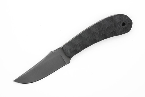 Winkler Knives - SD-1 (Standard Duty 1) - 80CRV2 Steel - Flat Grind - Sculpted Black Laminate Handle - Kydex