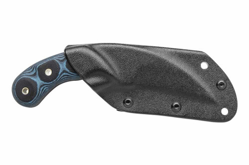 TOPS Knives, Devil's Claw - DEVCL - Black Traction Coated 1095 RC Blade, Blue and Black G10 Handle TOPS Knives, Devil's Claw - DEVCL - Black Traction Coated 1095 RC Blade, Blue and Black G10 Handle