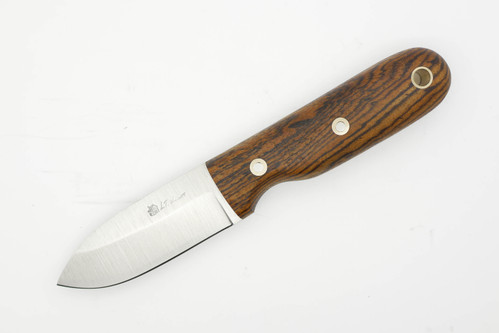 LT Wright Knives Bushbaby - A2 - Saber Grind - Bocote - Matte Finish - FREE Black Liners! - 1