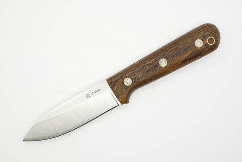 LT Wright Knives Genesis - A2 Steel - Saber Grind - Bocote - Matte Finish - FREE Black Liners! - 5