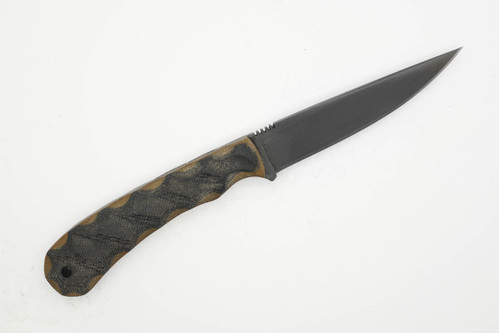 Winkler Knives - Operator - 80CRV2 Steel - Flat Grind - Sculpted WASP Laminate Handle - Tapered Tang Winkler Knives - Operator - 80CRV2 Steel - Flat Grind - Sculpted WASP Laminate Handle - Tapered Tang