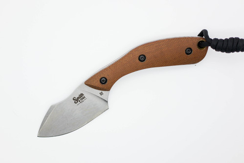 Smith & Sons Knives: APEX - D2 Tool Steel - Natural Canvas Micarta Handle Smith & Sons Knives: APEX - D2 Tool Steel - Natural Canvas Micarta Handle