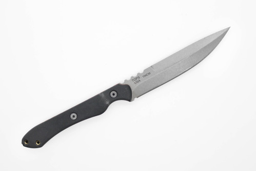 TOPS Knives Rapid Strike - RDSK-01 - 154 CM Stainless Tumbled Finish Blade - Black G10 Handle TOPS Knives Rapid Strike - RDSK-01 - 154 CM Stainless Tumbled Finish Blade - Black G10 Handle